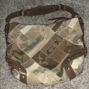 Multi browns/tans Coach purse